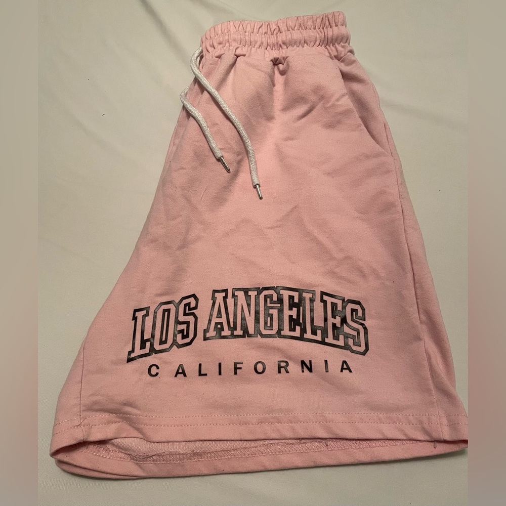 Women’s Drawstring Graphic Shorts.